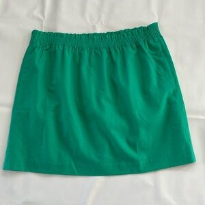 J. Crew Paper Bag Mini Skirt in Green Size 20
